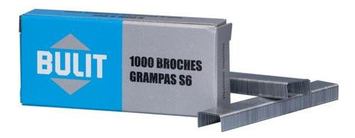 Suprabond Bulit S6 6mm Staples X1000 - Pack of Steel Office Staples 0