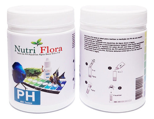 Nutriflora Teste De Ph  Só 1 Gota Por Teste Faz 400 Testes 0