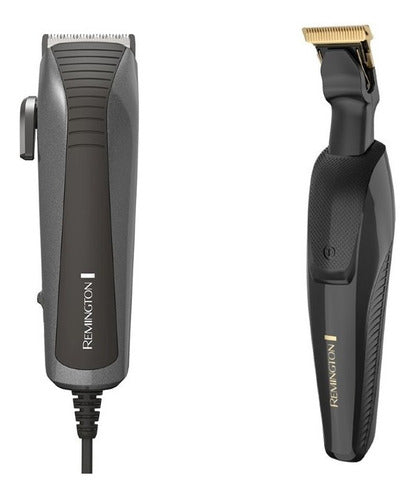 Combo Remington Corta Cabello Hc4060 + Corta Barba Mb20a 0