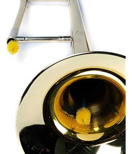 Musicnomad Premium Trombone Snake Cepillo De Limpieza, Sin V 3