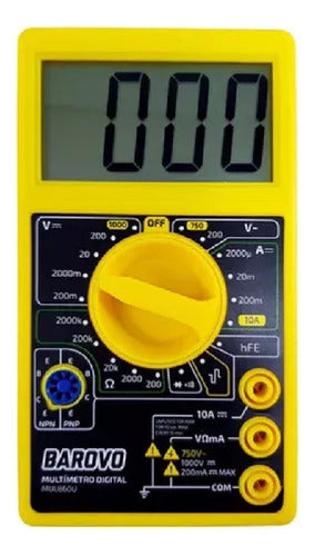 Barovo Digital Multimeter Tester Large Display School Buzzer 0