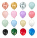 Eleventech Latex Balloons X50 Units Solid Colors for Parties and Events 1