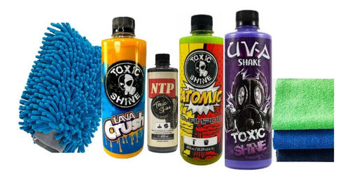 Complete Washing Kit Uva Shake Toxic Shine 0
