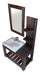 70cm Hanging Wood Vanity with Basin and Mirror - Free Shipping 48