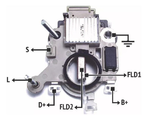 Regulador De Voltaje Compatible Con Mitsubishi Renault Clio 1