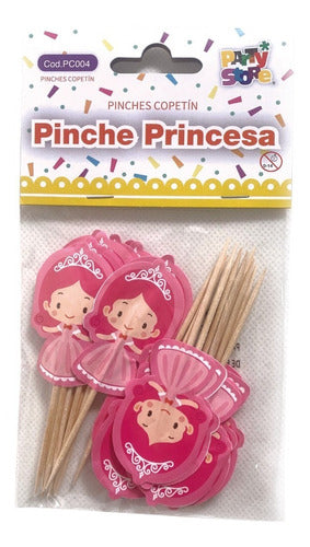 Party Store Pinche Adorno Cupcake Copetin Princesa X 20 Uni Cotillon 2