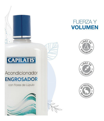 Capilatis Engrosador: Shampoo + Conditioner Set 410 ml 3