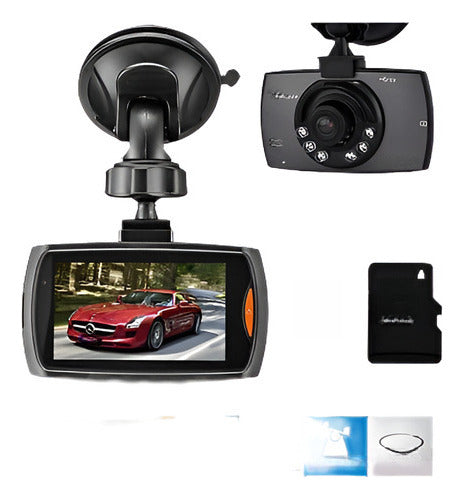 1080p 2.4  Coche Dvr Cámara Vehículo Noche Dash Cam Grabador 1