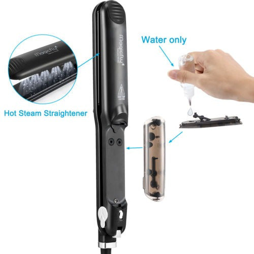 Professional Salon Vapor Styler Argan Flat Iron 2