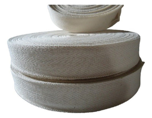 Domingo Cotton Tape 100% 30mm Natural X 50mts 0