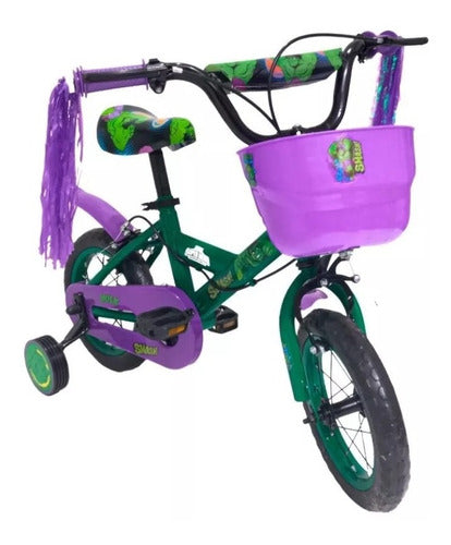 Disney 12-Inch Kids Bike with Training Wheels 0