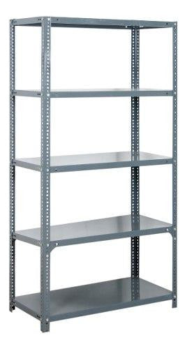 Lumax Metal Shelving Unit 120x45x200 Cm With 5 Shelves 2