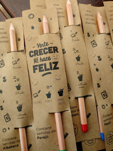 Viví más Verde - Plantable Pencil - 50 Units with Pack 1