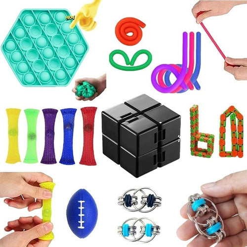 MEM-TEC Combo Fidget Toys Souvenir Pack Antiestrés X8 Juguetes 3