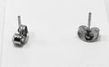 HaiXing Bijouterie 1 Pair Round Center Strass Type Bulgari Steel Earrings Q C:8037 1