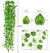 Guiñaldas Deco Vertical Artificial Vines 2.20m x 12 Leaves 2