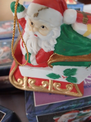 Sleigh Bell Campanas De Navidad Porcelana De Filipinas 2