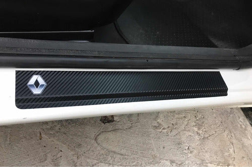 SSP Cubre Zocalos Simil Carbono P/ Renault Megane Accesorio 1