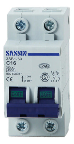 Sassin 2 Polos Thermal Switch - Electroimporta 2