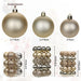 Christmas Ornament Kit Mixed Texture Balls 8cm Pack of 12 2