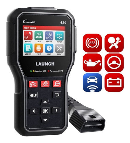 Launch Creader Cr629 OBD2 Automotive Scanner 1