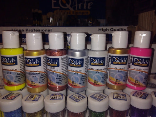 EQ Arte Acrylic Decorative Paints 50cc Non-Metallic 0