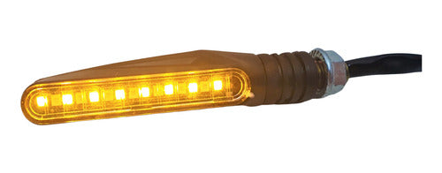 HADA Luz Giro Guiños Led Secuencial Moto Universal Jgo Spot 4