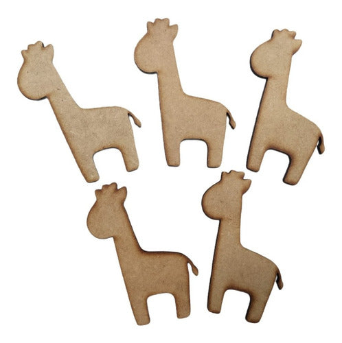 MDF 28 Animal Shapes Figures 15cm Fibrofacil 2