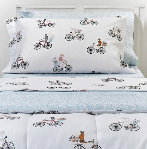 Children's Bed Sheets 1.5 Twin Danubio Percal 79
