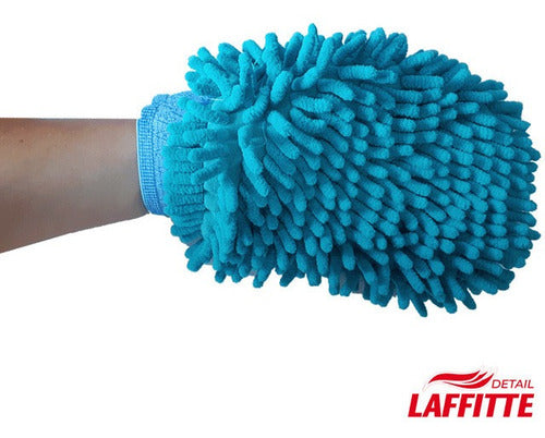 Double-Sided Washable Chenille Microfiber Glove Mitt - Laffite 6