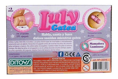 Ditoys Luly Doll Crawls, Laughs, Cries, Lights, and Sounds 6