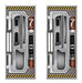 Beistle 59896 2piece Puerta De La Nave Espacial Cubre 30 X 6 0