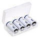 EBL 1600mAh Lithium CR123 CR123A Batteries Box of 4 Units 0