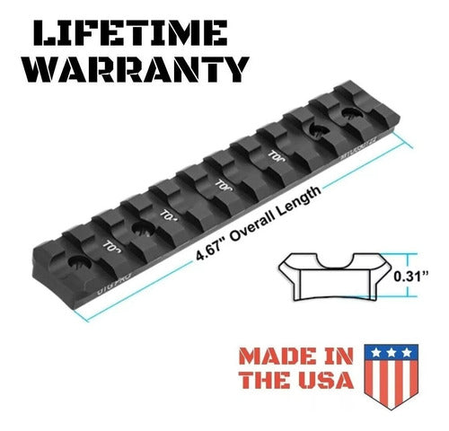 Leapers UTG Base Utg Pro Para Ruger 10/22 Picatinny 11 Slot Made In USA 1