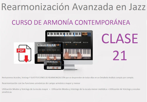 Advanced Jazz Piano Rearrangement HD+PDF Class 21/24 0