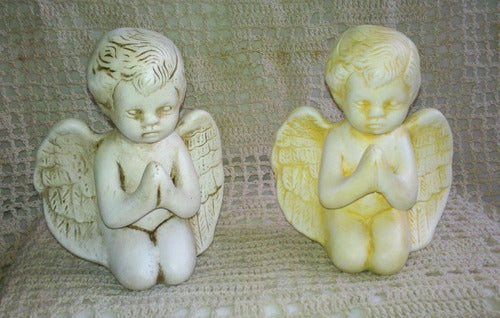 Ceramic Praying Angel 14 cm Tall 2