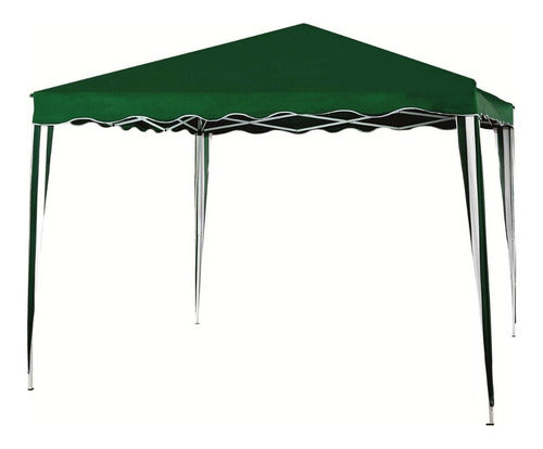 Pik Nik Expandable Blue Gazebo 3x3 Polyester Fabric Without Walls 2