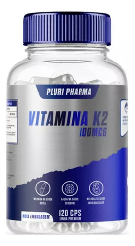 Pluri Pharma Vitamin K2 MK-7 120 Caps 0