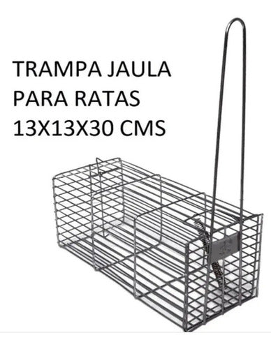 TRAMPA JAULA Rat & Mouse Trap - 30x13x13cm 1