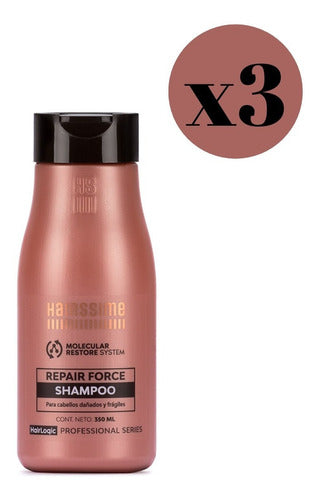 Hairssime Pack X 3 Shampoo Repair Force 350ml 0