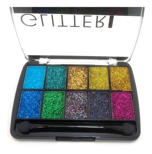 Tejar Glitter Eyeshadow Palette - Gel Glitter Eyeshadow 5