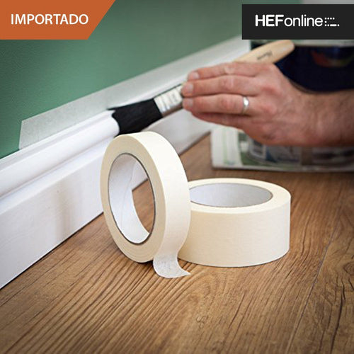 Meraki Pack X36 Cinta Papel Enmascarar Importada Pintor 24mm X40mts 6