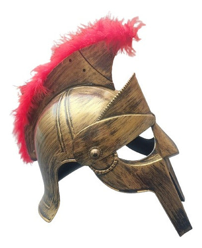 Cotillón Chirimbolos Gladiator Spartan Helmet with Red Crest 1