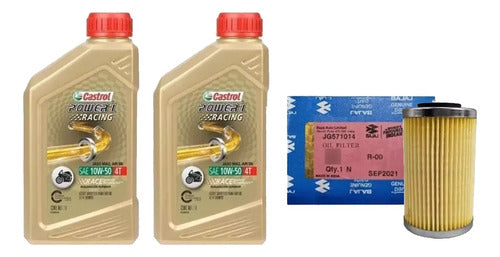 Kit Service Bajaj Dominar 400 Ug Castrol Sintetico Gaona 0