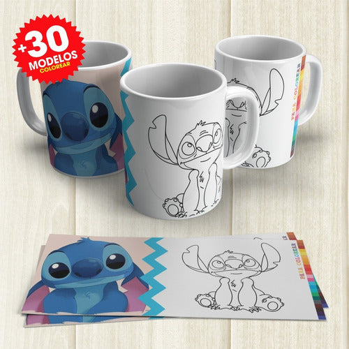 Coloring Mug Templates for Children's Day 1