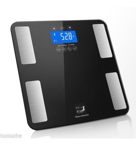 400 Libras Lcd Digital Baño Cuerpo Grasa Peso Escala Muscula 0