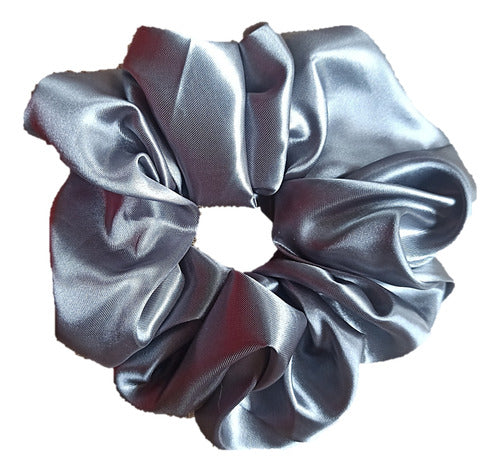 Luxe Satin Solid Color Scrunchies 22