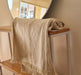 Rustic Fringed Bed Throw 100% Cotton 200 x 150 53