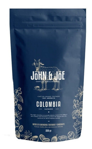 John & Joe Coffee Specialty Colombia Doy Pack 250gr X3 1