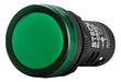 Steck LED Green Eyebolt 22mm 220V 1